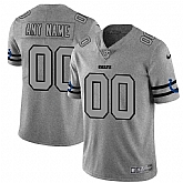 Nike Colts Customized 2019 Gray Gridiron Gray Vapor Untouchable Limited Jersey